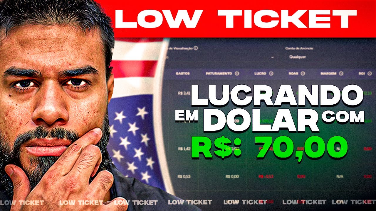 Lucrando com Low Ticket em dólar investindo menos 70 reais [AULA PRÁTICA]
