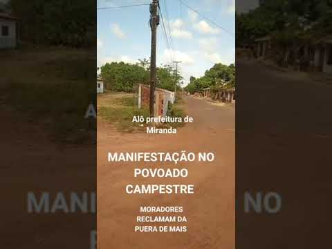 Manifestação no povoado campestre em Miranda do norte-Ma