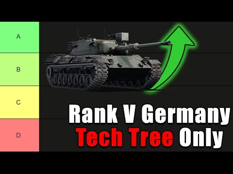 Ranking Every Tech Tree Rank V German Tanks | (War Thunder)