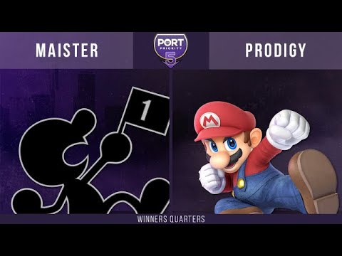 Port Priority 5 - Maister (Game & Watch) vs. Prodigy (Mario) - Winners Quarters