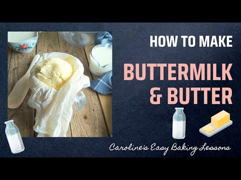 The Ultimate Guide: Buttermilk & Butter from Cream, Made Easy - great for baking & cooking