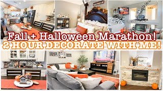 COZY FALL 🍁 + HALLOWEEN 👻 DECORATING MARATHON | FALL CLEAN AND DECORATE WITH ME | SELLE DESHIRO