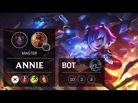 Annie Bot vs Caitlyn - KR Master Patch 9.6