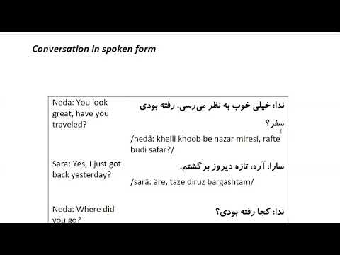 Farsi Conversation: Most Common Words and Phrases: Lesson 24: Where did you go?