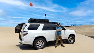 Oregon Dunes in My 4Runner Overland PNW Adventure Plus Siltcoos Canoe Trail