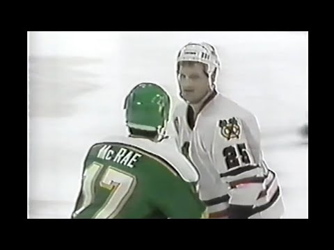 North Stars - Blackhawks rough stuff 3/24/91
