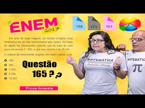 Questão 165 Enem 2017 (caderno amarelo)