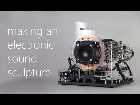 Building an electromagnetic sound sculpture | louver counterfort