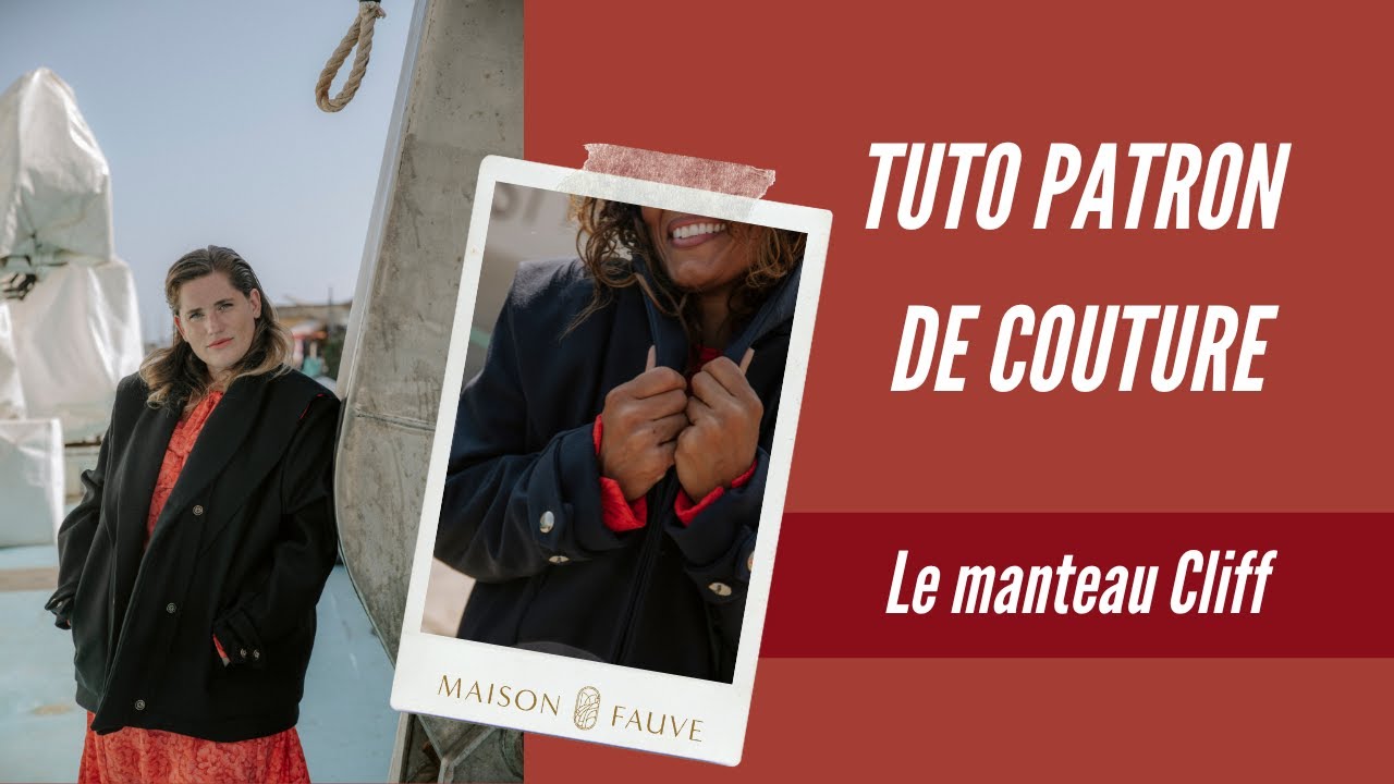 Patron couture manteau Cliff - Patron pochette