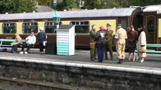 preview picture of video 'Steam at Pickering and Grosmont - Wartime Special Event'