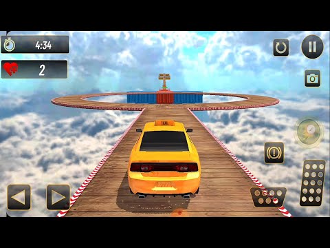 Real Taxi Car Stunts 3D Impossible Ramp Car Stunt Game car drive game Android GamePlay  part # 4