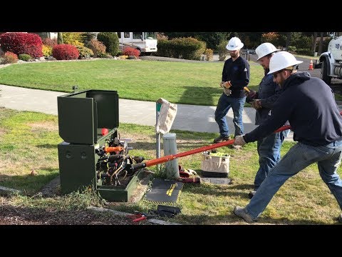 Replacing a Pad Mounted Residential Transformer