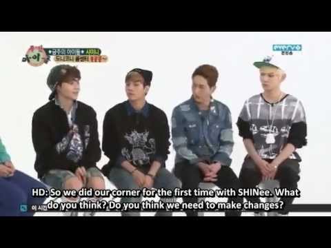 [ENG SUB] 130403 샤이니 (SHINee) 주간 아이돌 (Weekly Idol) Cut Part (2_2)
