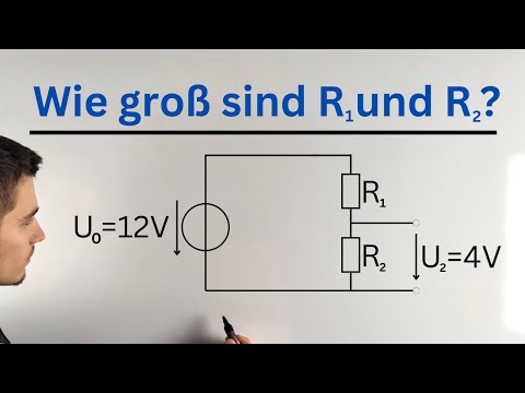 Beispielaufgabe zum unbelasteten Spannungsteiler