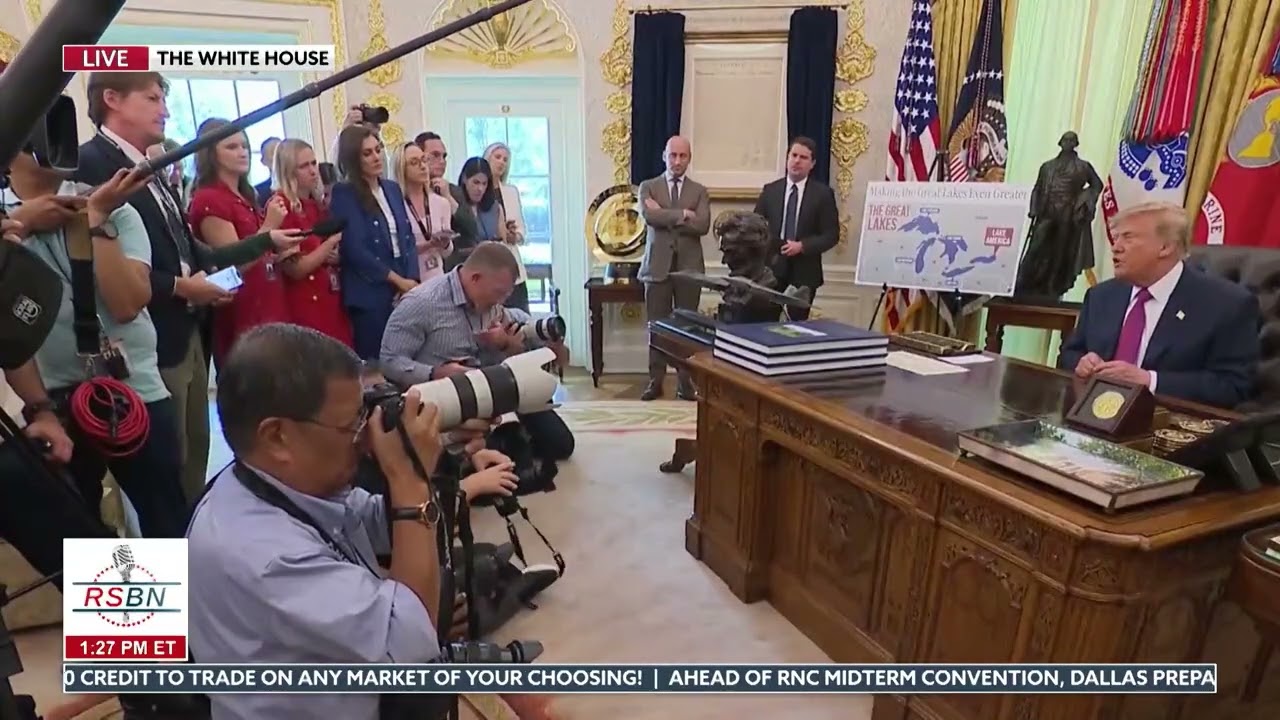 FULL EVENT: President Trump Signs Executive to Rename Lake Ontario to Lake America - 08/27/26