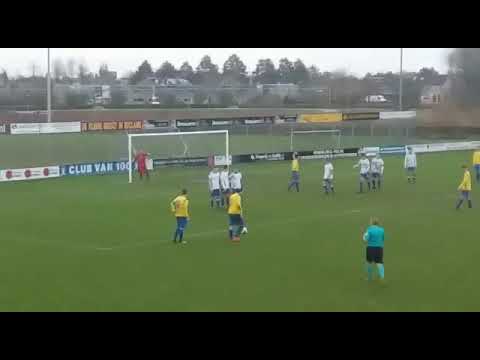 Hatto heim 19-1  Zwolse Boys 19-1. Vrije trap Bram Neuteboom