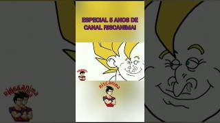 ESPECIAL 5 ANOS DE CANAL RISCANIMA! #dragonball #flipaclip #goku #anime