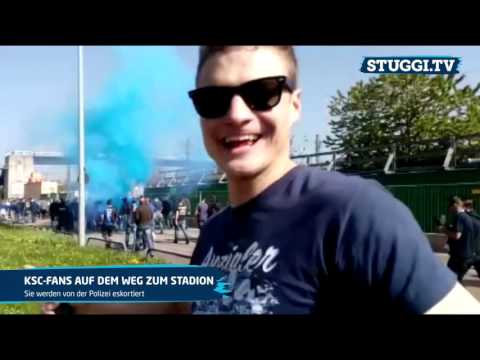 So aufgeheizt ist die Stimmung beim Derby VfB - KSC