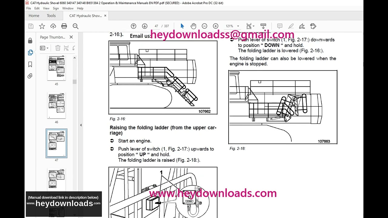 CAT 6060 6060 FS Hydraulic Shovel Operation & Maintenance Manual