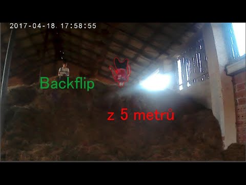 BACKLFIP z 5 metrů | Parkour Trénink #6