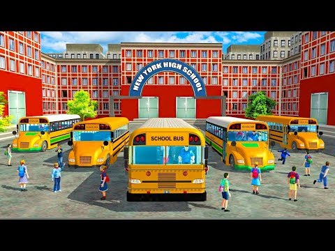 School Bus Driver Simulator - 3 Buses Unlocked | Bus Transporter - Android Gameplay FHD