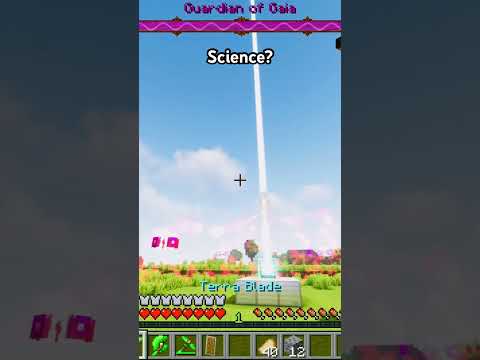 🐺 Facing the Gaurdian of Gaia… in the Botania mod #shorts #minecraft