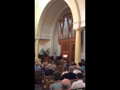 Jonathan Biggers playing a Hellmutt Wolff organ (1975)