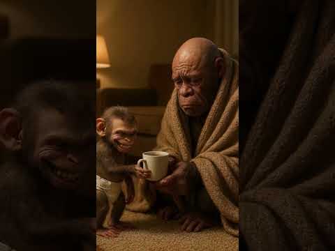 Tiny Monkey Pranks a Gorilla #shorts