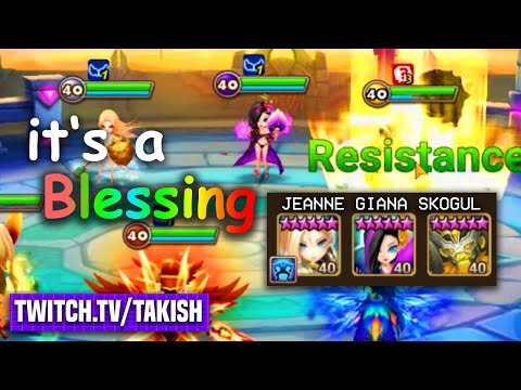 Jeanne Giana Skogul Defense in G3 Guild Siege - Takish Twitch Stream