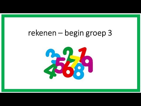 Oefenen met rekenen - begin groep 3