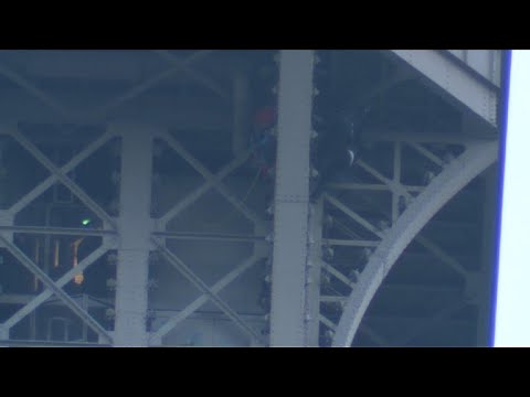 Eiffel Tower climber grabbed by police after sparking evacuation
