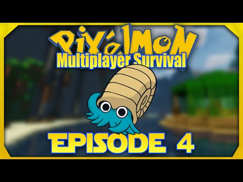 Minecraft Pixelmon 4.2.0 - Episode 4 - Fossil Hunting (Pixelmon 1.8 Survival)