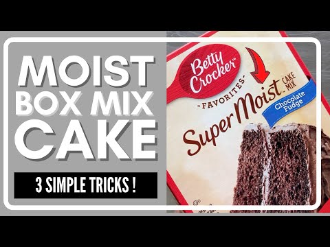MOIST Box Mix Cake: 3 Simple Tricks!