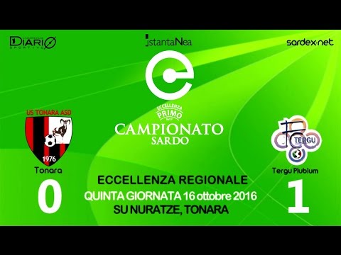 Tonara - Tergu Plubium 0-1 - Highlights - Giornata 5 - ECCELLENZA SARDEGNA 2016-17