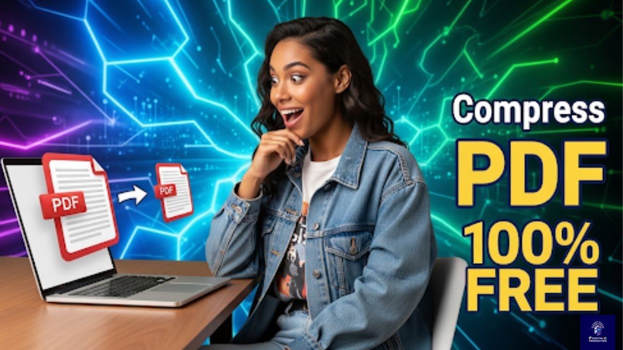 How to Online Compress PDF for 100% FREE Forever (1-Minute Tutorial) #3video @TheDigitalProductions