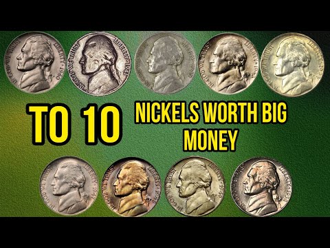 TOP 10 MOST VALUABLE NICKELS IN CIRCULATION - Rare Jefferson Nickels Worth Big Money