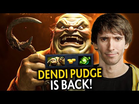 THE PUDGE GOD IS BACK!! Dendi Refresher Pudge destroys pub | Genius Pudge