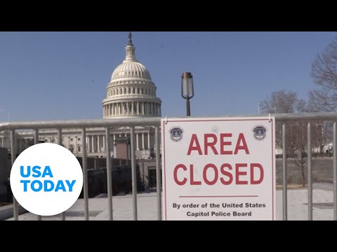 Security fences go up around U.S. Capitol for State of the Union USA TODAY