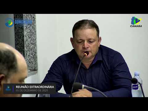 4 REUNIÃO EXTRAORDINÁRIA DA CÂMARA MUNICIPAL DE CONCEIÇÃO DE IPANEMA MG.