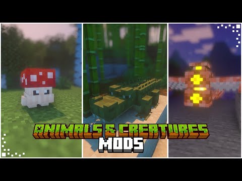 SirColor - 6 Minecraft Mods That Add Animals & Creatures | Naturalist, Fins & Tails, Earthbounds & More.