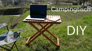 Campingtisch DIY / foldable camping table