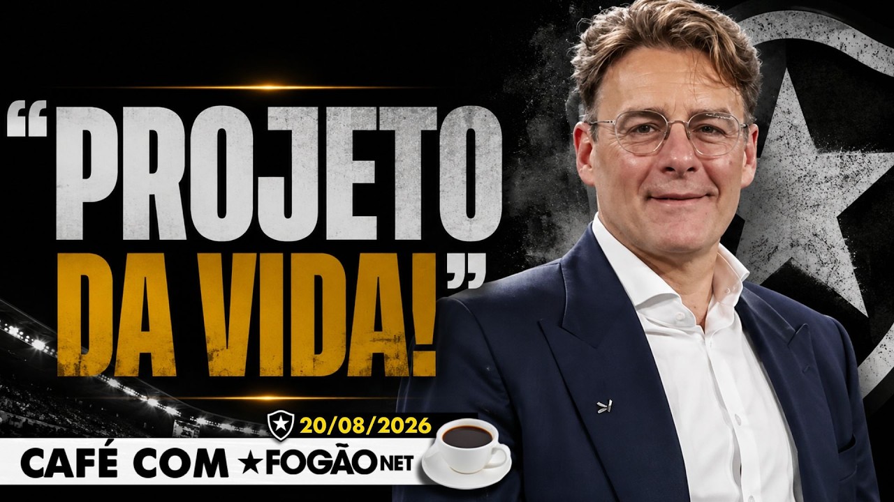 LIVE CAFÉ COM FOGÃONET | Gabriel de Alba promete Botafogo vencedor e oferece R$ 2 milhões por virada