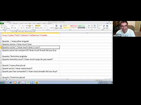 Quanti Amori Gigi D'Alessio Intro  - When to use Quanto vs Quanta vs Quanti vs Quante in Italian