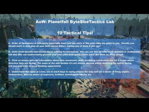 AoW: Planetfall Tactics Lab: 10 Tactical Tips