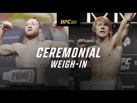 UFC 324: Ceremonial Weigh-In