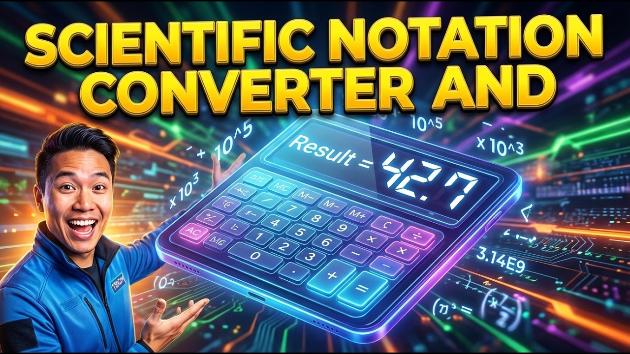 Scientific Notation Converter and Calculator