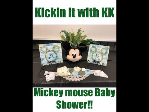 Mickey Mouse Diy Baby Shower Decor