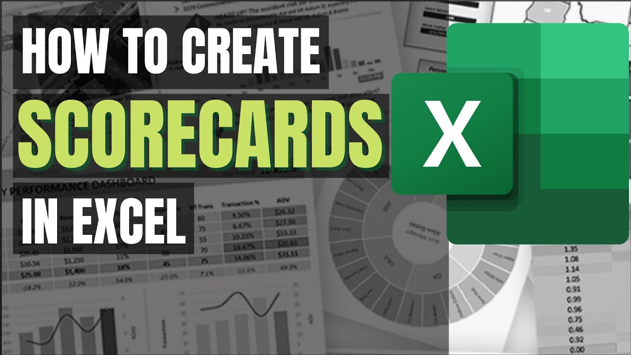 How to Create Scorecards in Excel