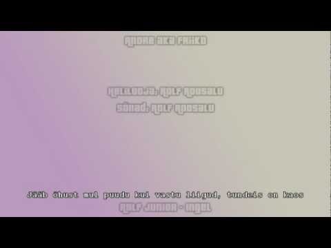 Rolf Junior - Ingel (laulusõnadega/HQ heli)