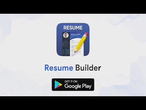 Resume Builder: CV maker PDF Video